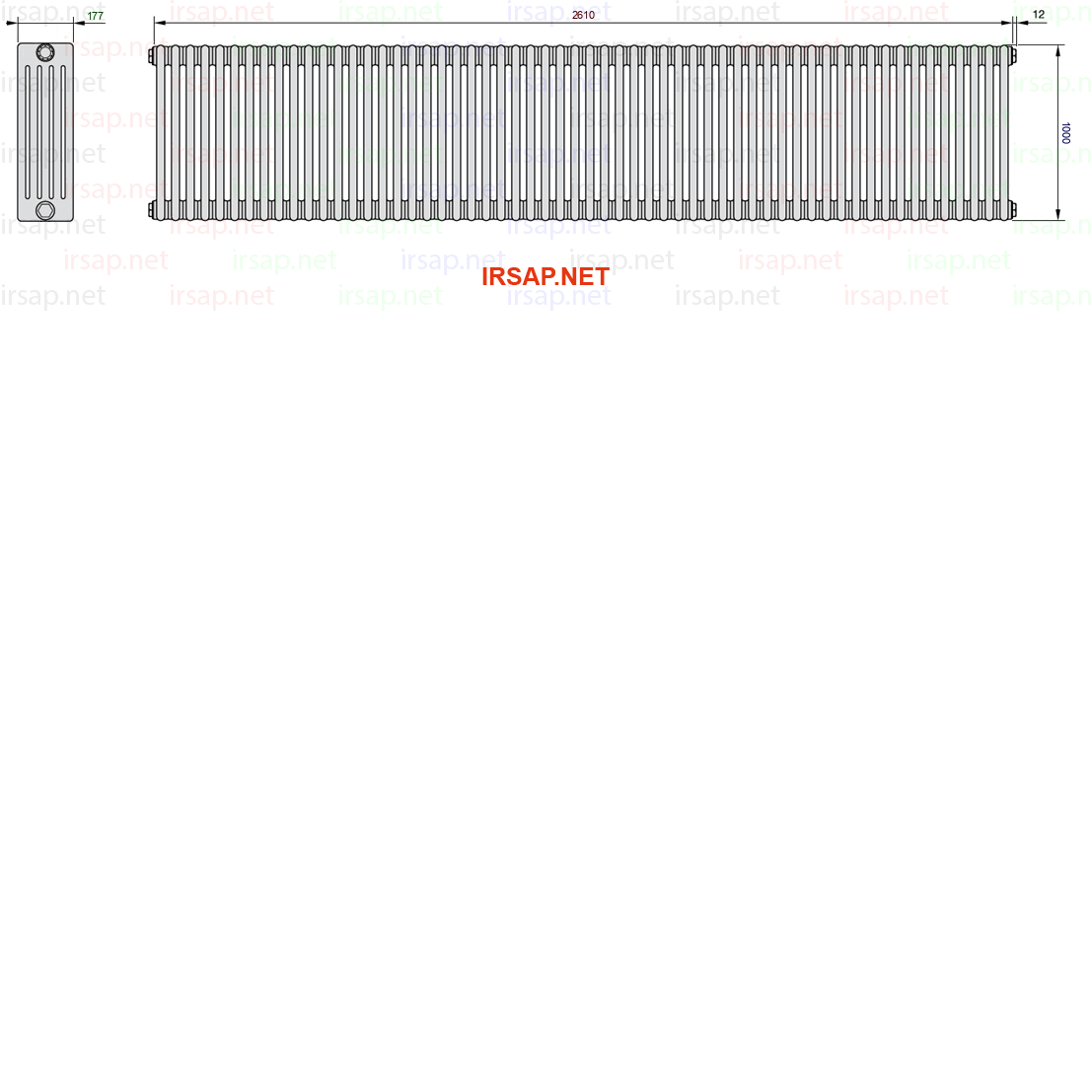 Радиатор IRSAP Tesi 51000/58 T22 CL 01
